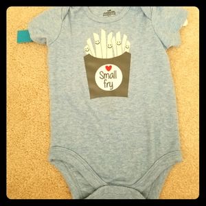 12M boy "small fry" body suit